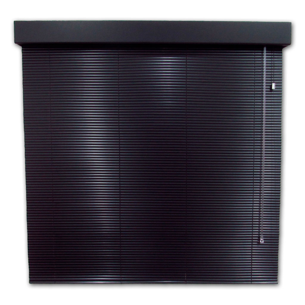 Persiana Horizontal Alum Nio Marrom Mm